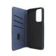 Leather Flip Cover with Internal Pocket for Samsung Galaxy S23 Ultra Blue